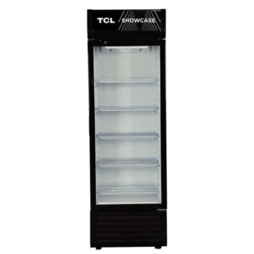 TCL 380L elctoronic control with LED Display Showcase Refrigerator FLB490SCB