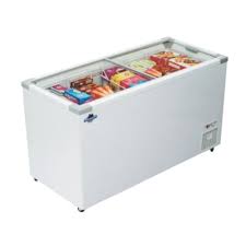 Scanfrost 450Ltrs Glass Top Display Freezer SF450XG
