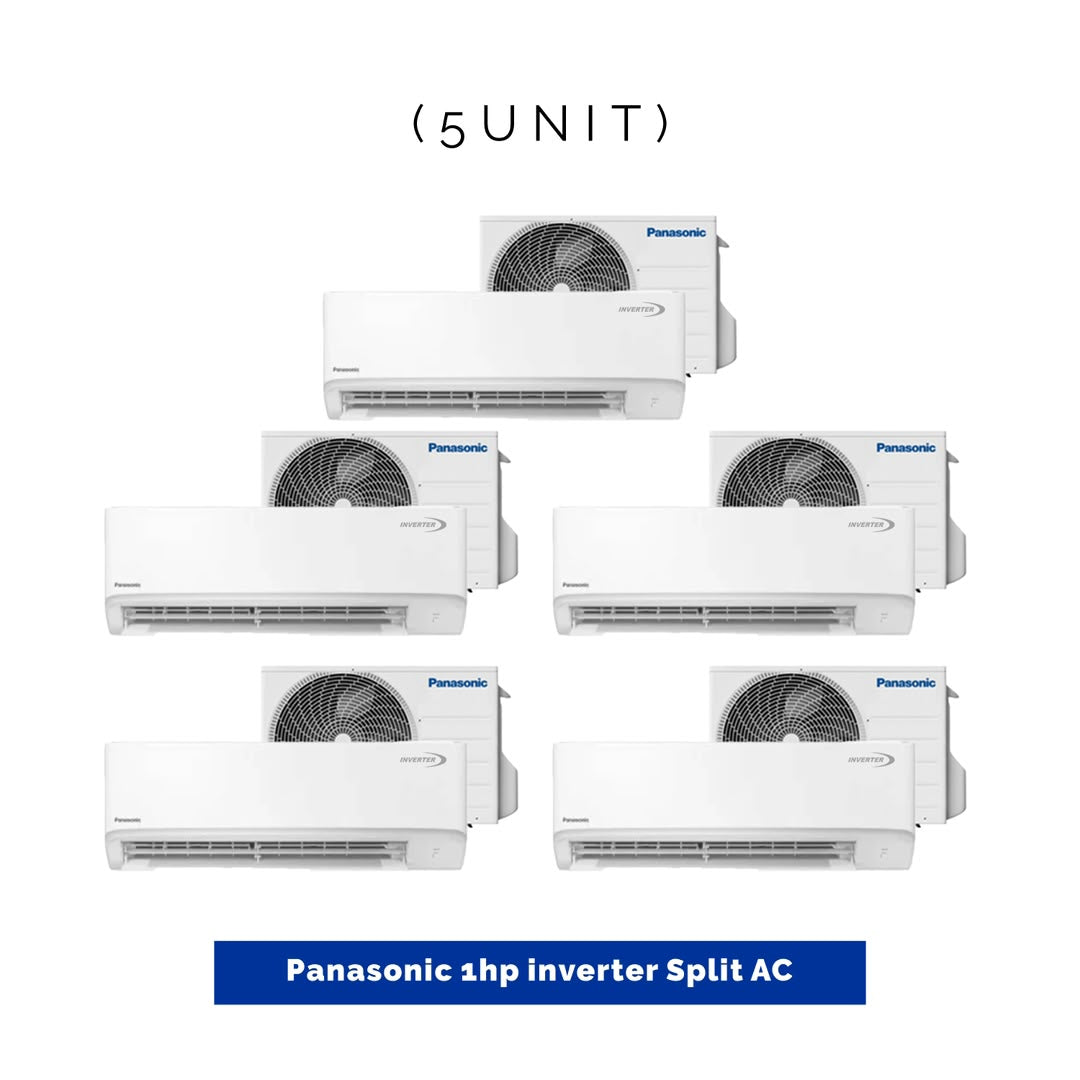 5 UNIT COMBO Panasonic 1HP split Inverter Air Conditioner CS-US9ZKD Save ₦22,000! 😱🛒 on this Deal
