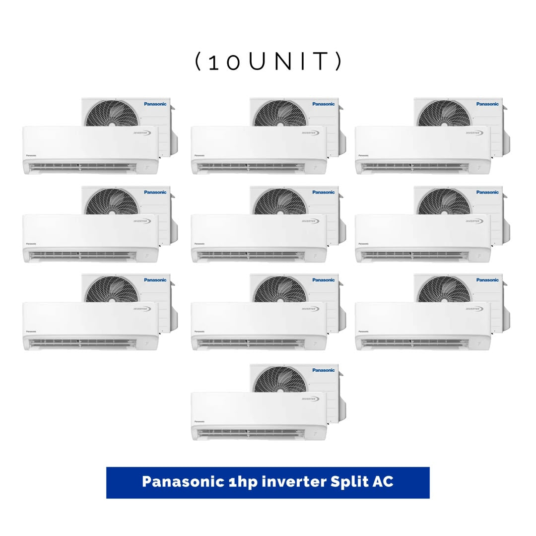 10 UNIT COMBO Panasonic 1HP split Inverter Air Conditioner CS-US9ZKD Save ₦88,000! 😱🛒 on this Deal