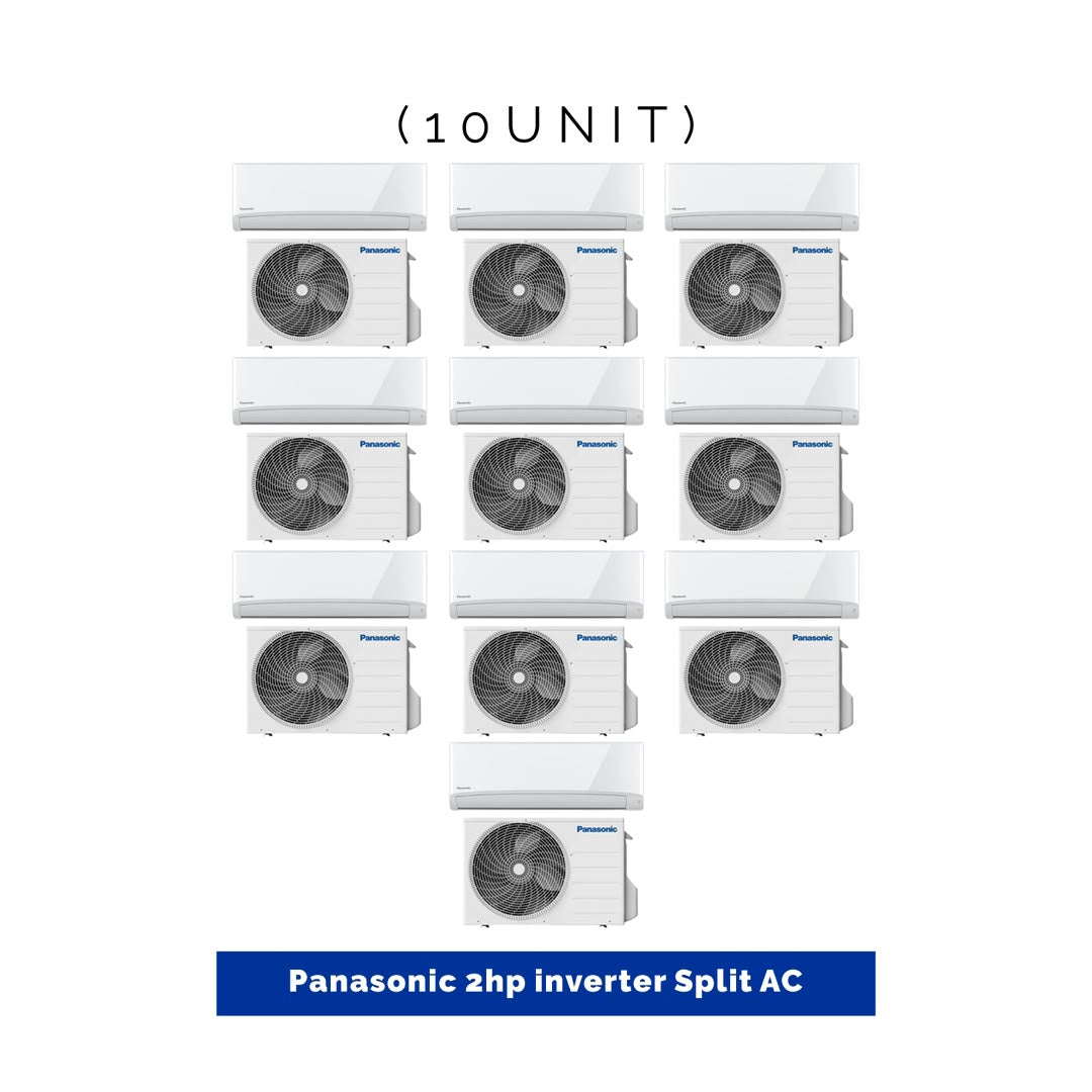 10 UNIT COMBO Panasonic 2HP split Inverter Air Conditioner CS-US18ZKD Save ₦122,000! 😱🛒 on this Deal