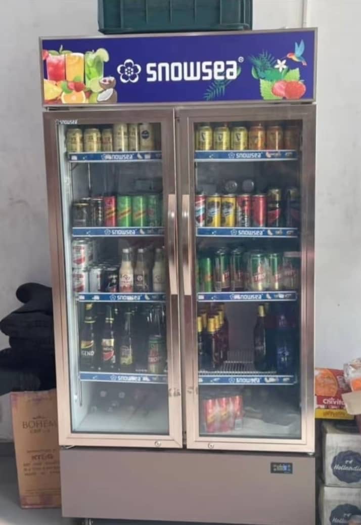Snowsea 500 Litres double door Showcase Chiller