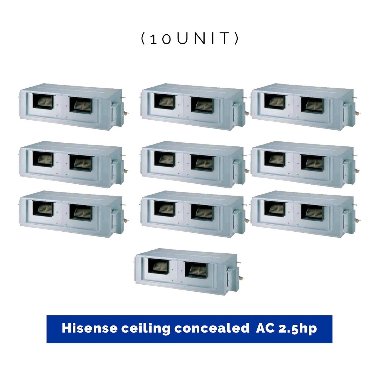 10 UNIT COMBO Hisense 2.5hp Inverter Ceiling Concealed Air Conditioner HIS CEIL CONC 2.5HP Save ₦494,000! 😱🛒 on this Deal