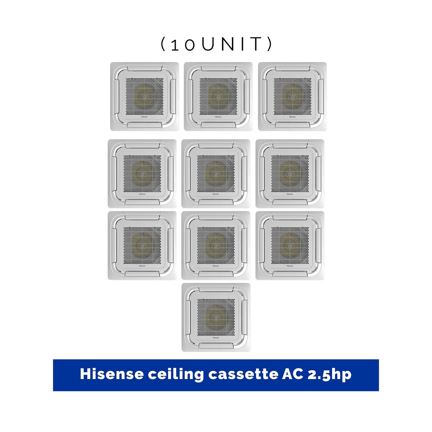 10 UNIT COMBO DEALS Hisense 2.5hp ceiling cassette Air conditioner HIS CEIL 2.5 HP Save ₦398,000! 😱🛒 on this Deal