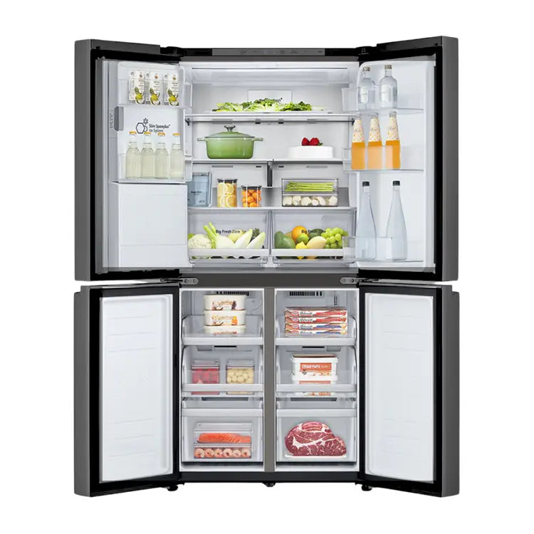 LG 570 Liters French Door Mood Up® Side by Side Refrigerator REF 22FFQPB