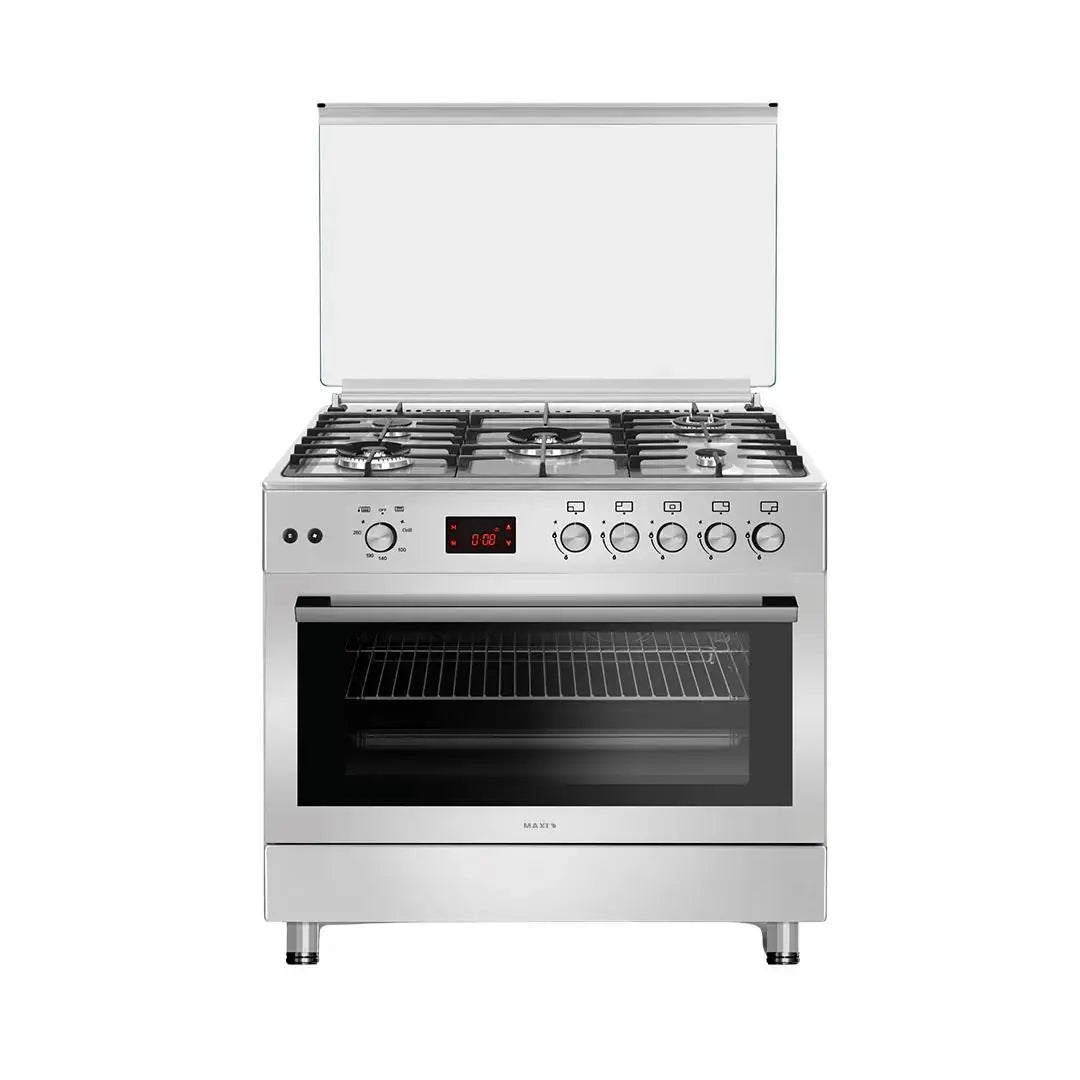 Maxi Gas Cooker 60x90 CM 5 Burners Shine Line Inox FK963DSS MAXI60X90FK963DSS