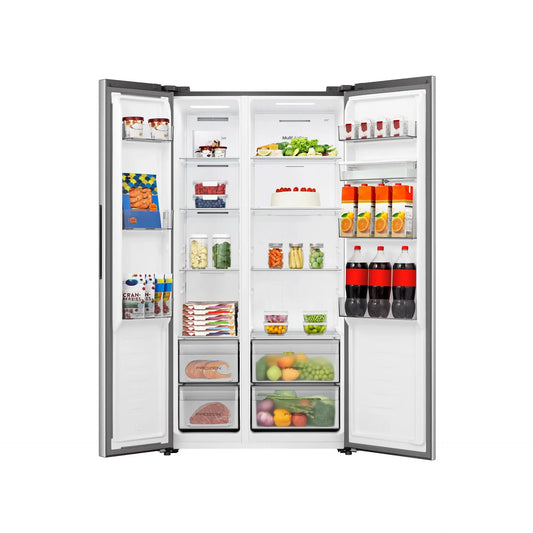 Hisense 529 Litres Side by Side Refrigerator REF 5P558NMSG (Black)