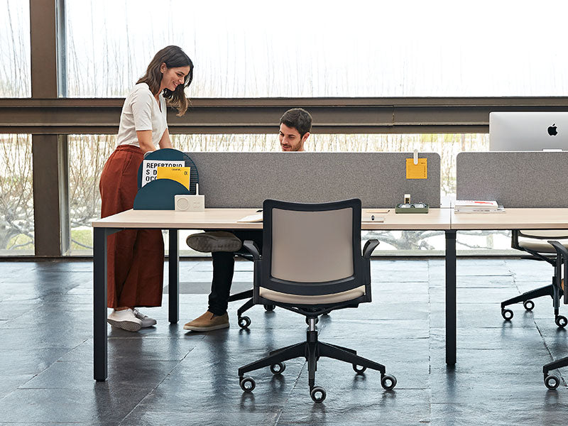 Actiu Vital Pro MFC MODESTY PANEL 124X28 DESK 140CM BLACK BRACKET FVR14811