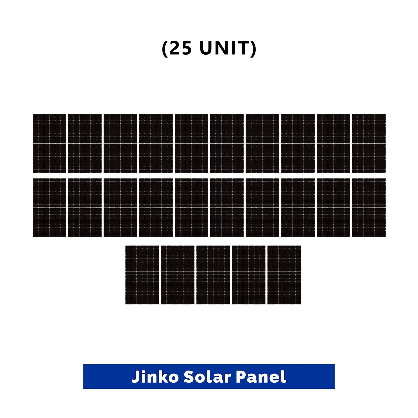 25 UNIT COMBO Jinko 585W Solar Panel Half Cut Monocrystalline - 585N-72HL4-V.Save ₦89,250! 😱🛒 on this Deal