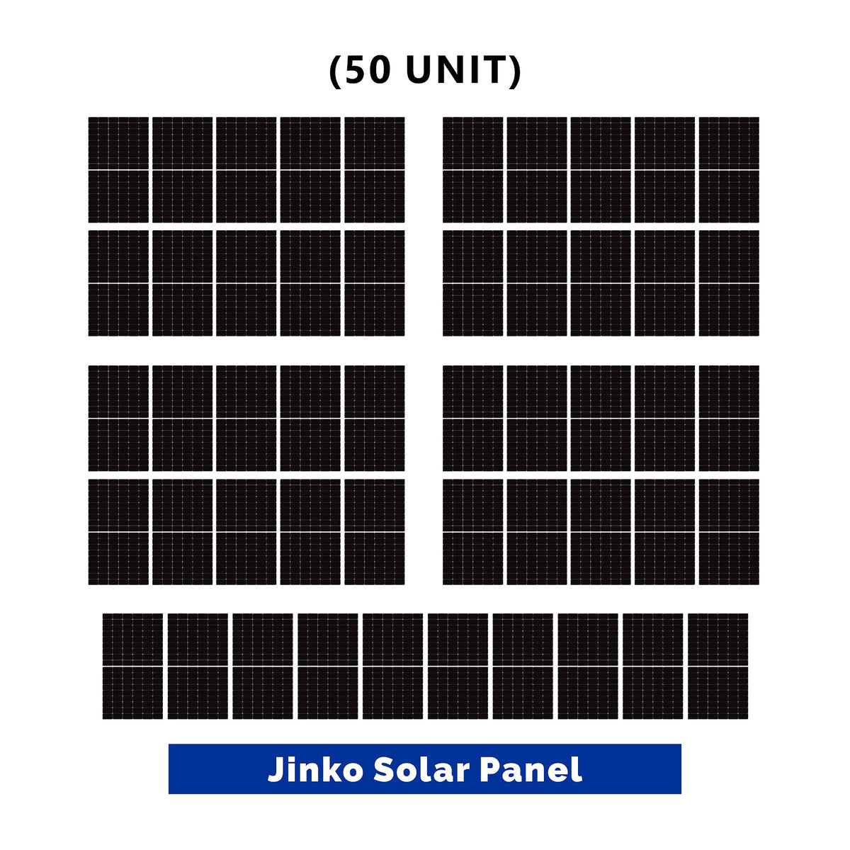 50 UNIT COMBO Jinko 720W Bifacial Solar Panel N-Type 720N-66HL5-BD. Save ₦312,000! 😱🛒 on this Deal