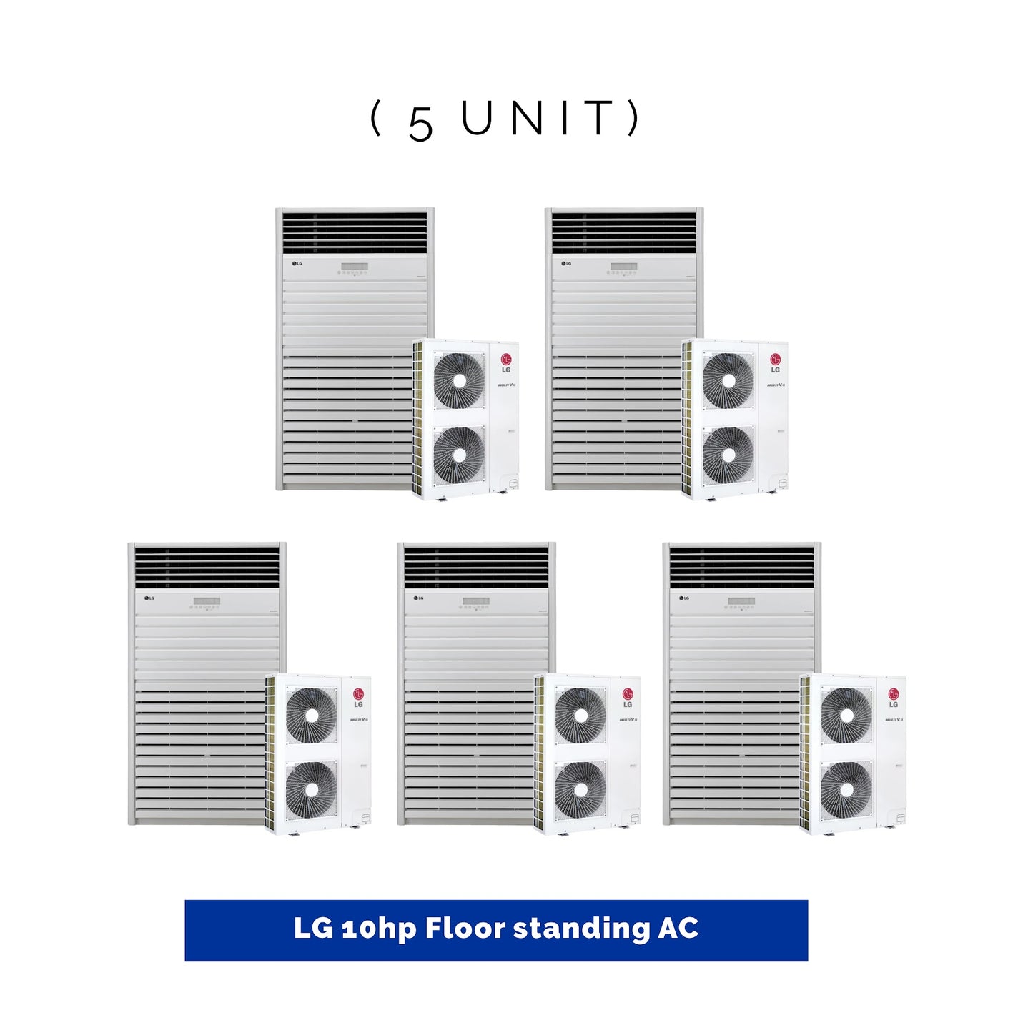 5 UNIT COMBO Lg 10hp Inverter Floor Standing Air conditioner FS 10 HP.Save ₦1,000,000! 😱🛒 on this Deal