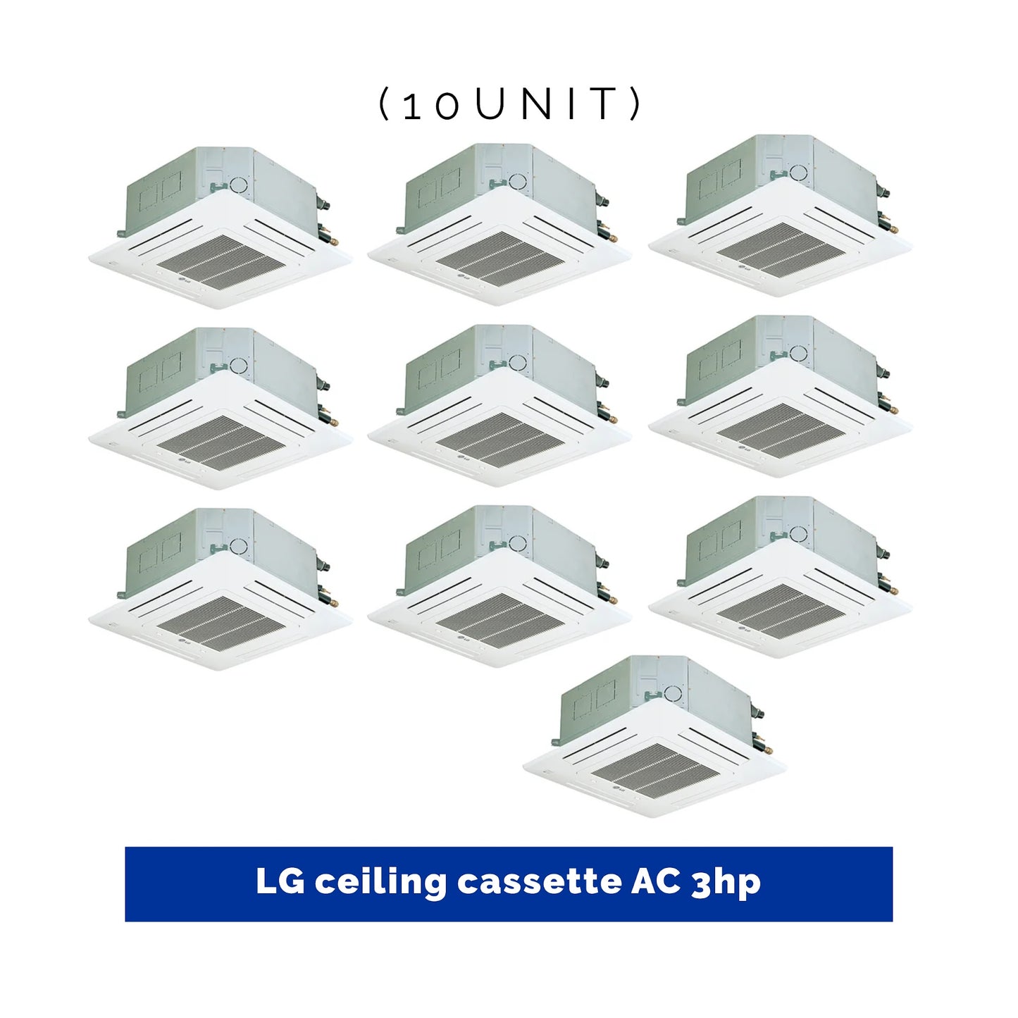 10 UNIT COMBO DEALS - Lg 3hp Ceiling Cassete Inverter Air Conditioner CEILING CASSETTE 3.0HP Save ₦580,000! 😱🛒 on this Deal