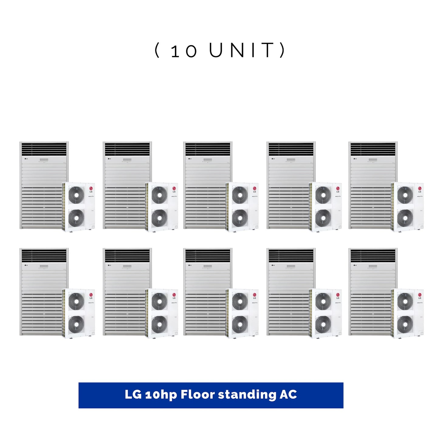 10 UNIT COMBO Lg 10hp Inverter Floor Standing Air conditioner. FS 10 HP. Save ₦1,950,000! 😱🛒 on this Deal