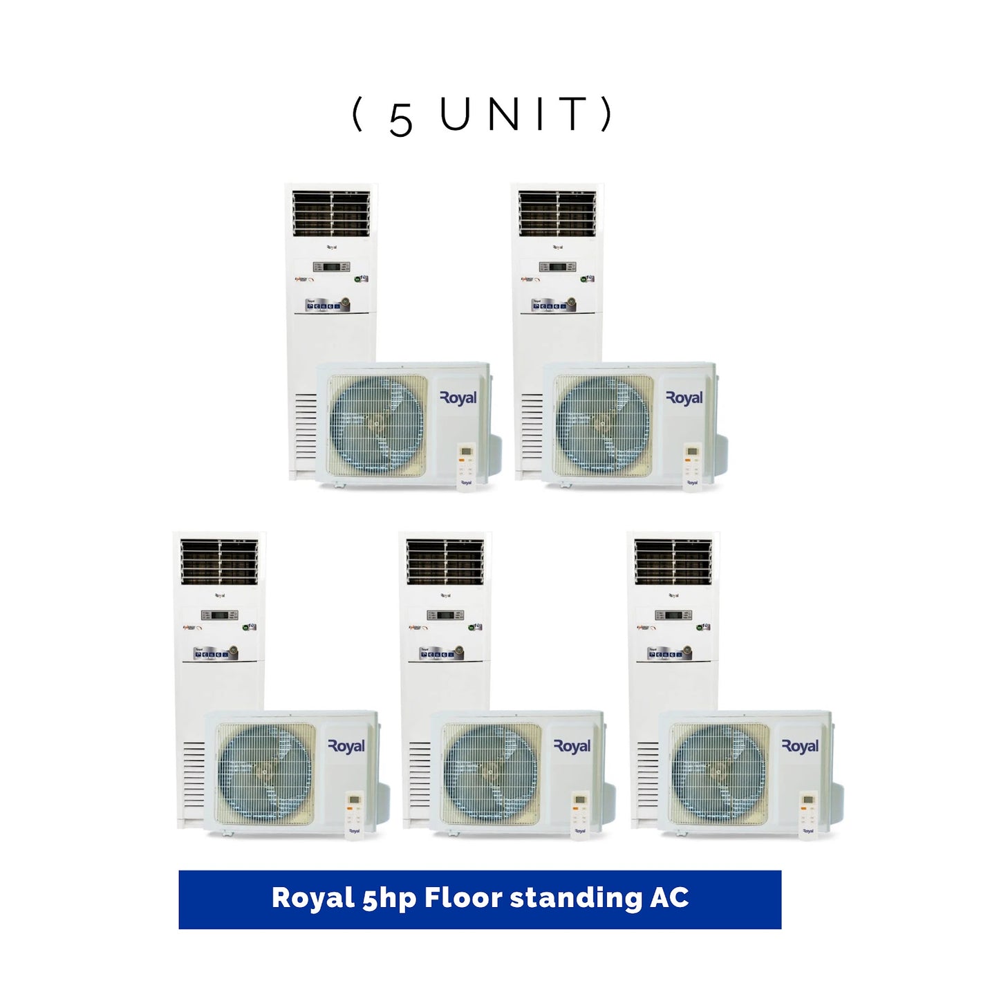 5 UNIT COMBO DEALS Royal 5HP Inverter Floor Standing Air Conditioner 50CRFN1-INV Save ₦329,850! 😱🛒 on this Deal