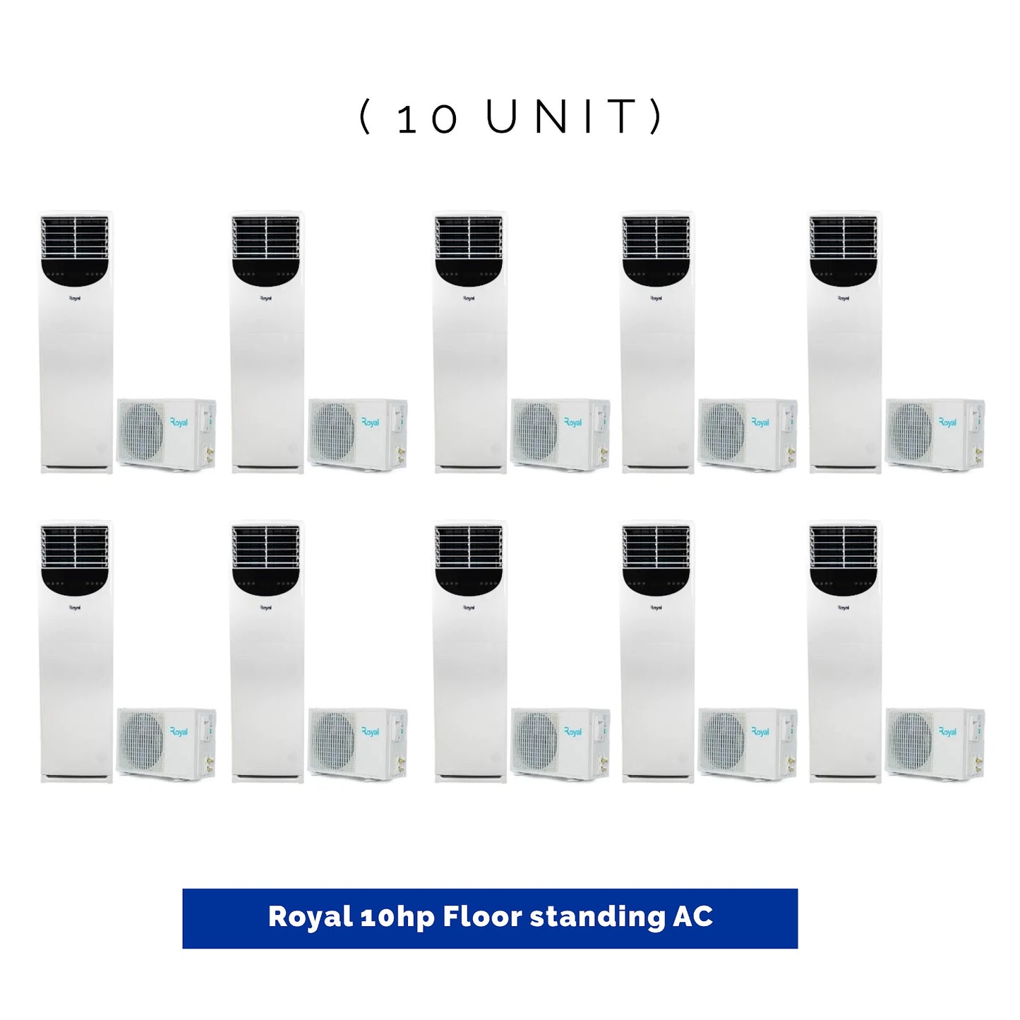 10 UNIT COMBO DEALS Royal 10HP Floor Standing Air Conditioner A10FAC-R410.Save β¦1,496,200! π±π on this Deal