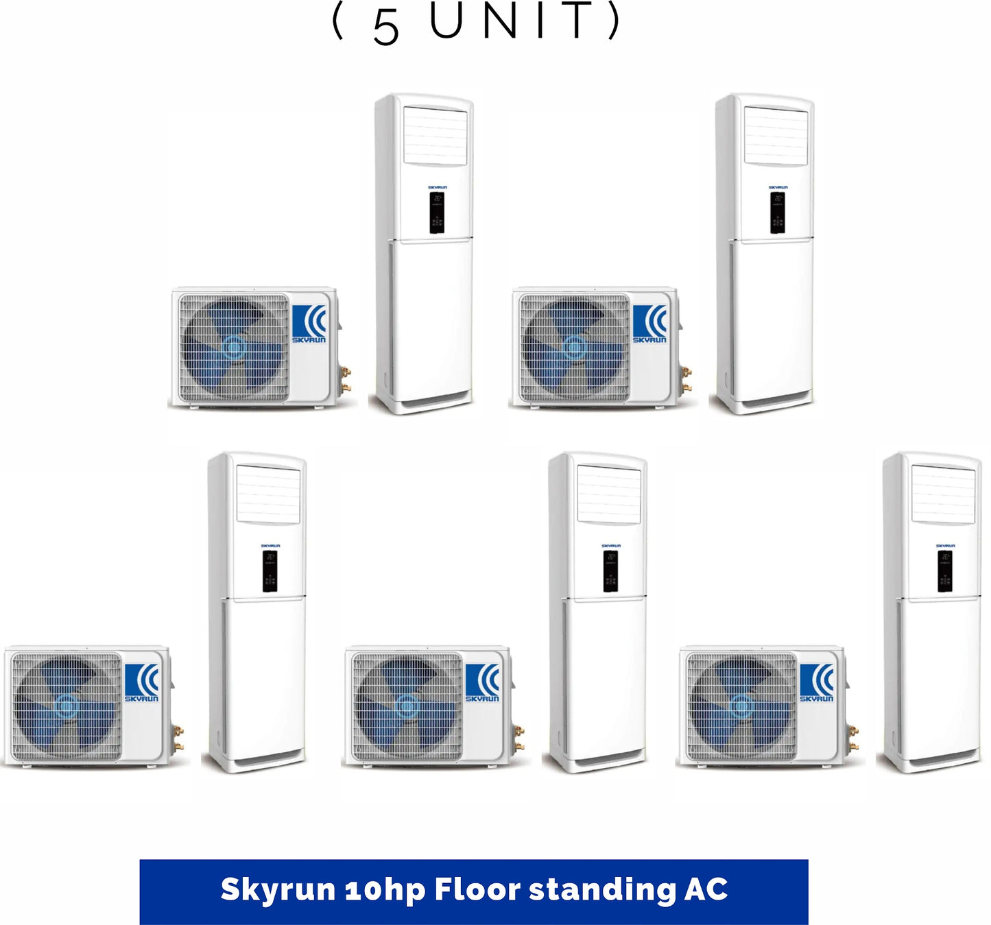 5 UNIT COMBO SKYRUN 10HP Floor Standing Air Conditioner KF-280LWC-AD/X.Save β¦1,065,000! π±π on this Deal