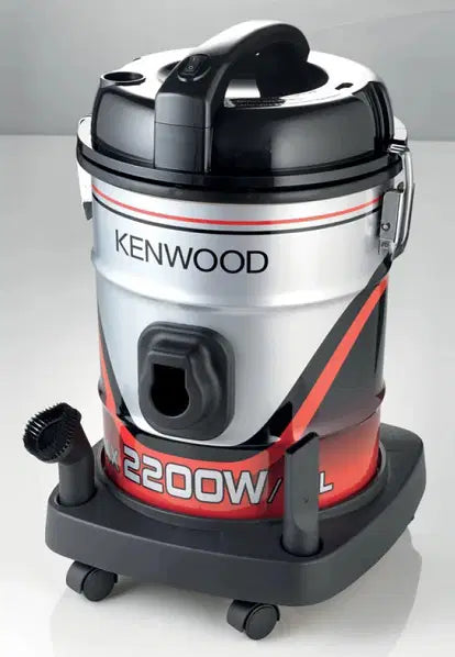 KENWOOD 2200W Drum Vacuum Cleaner - 25LT BKRDSILVER (VDM60.000BR )