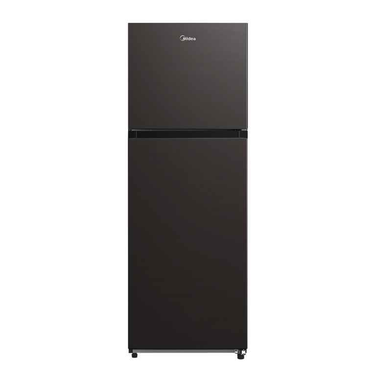 Midea 173 Litres Top Mount Double Door Refrigerator Jazz Black Finish MDRT237FGG28