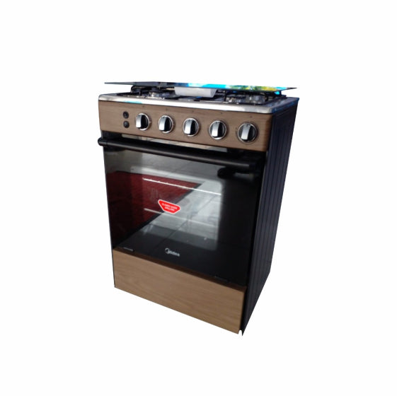 Midea 60x60 4 Gas Burner Standing Cooker 6060-4G057-WD APMDSCF005