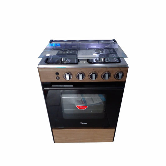 Midea 60x60 4 Gas Burner Standing Cooker 6060-4G057-WD APMDSCF005