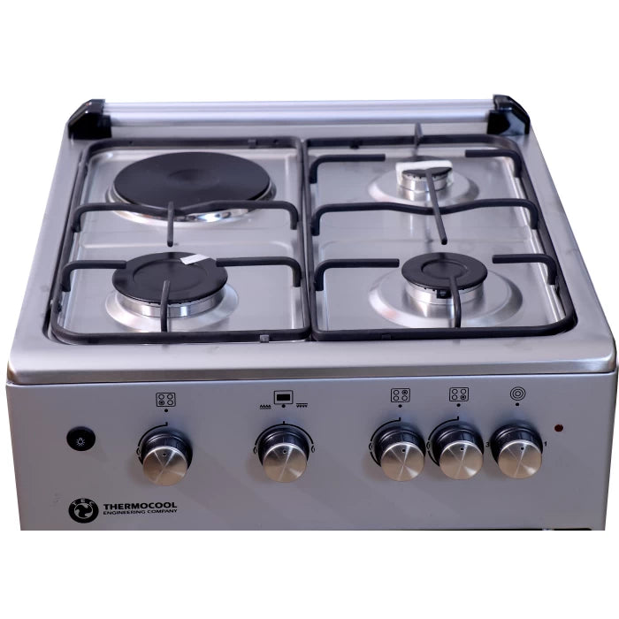 Haier Thermocool 3 Gas Burner + 1 Electric Hotplate Standing Cooker My Diva 603G1E OGDC-6831 Inox | 100107325