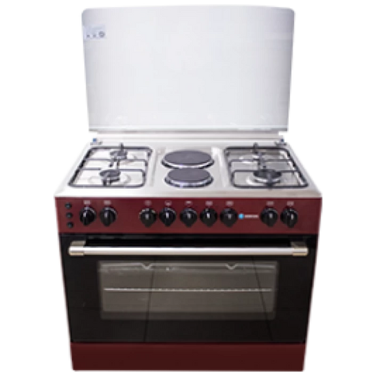 Haier Thermocool 4 Gas Burner + 2 Electric Hotplate Standing Cooker D Madame 904G2E OG-9842 Bur | 100107328