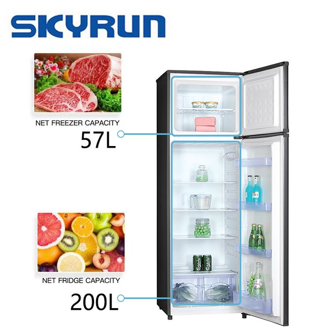 Skyrun BCD-257A 257 Litres Top freezer Refrigerator