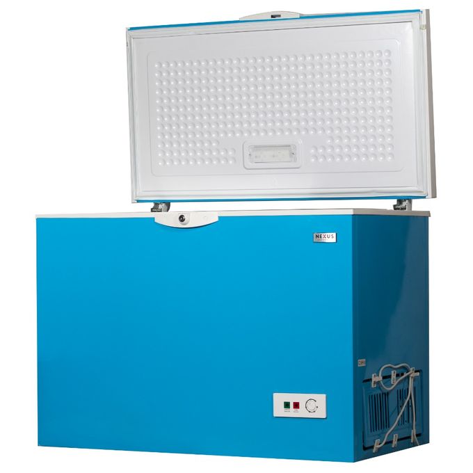 Nexus NX-490CP 380 Litres Chest Freezer Cool Pack Blue