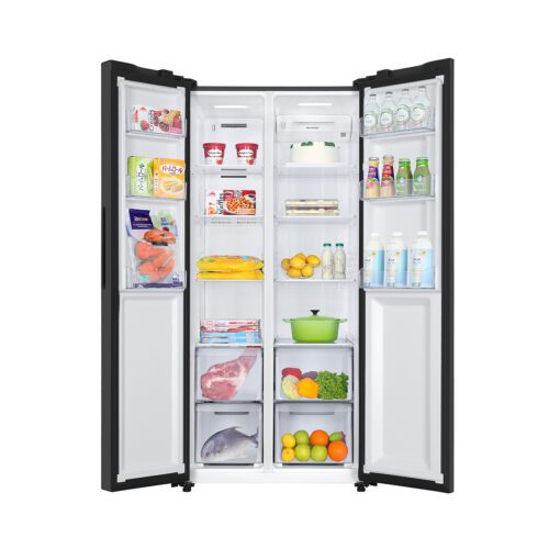 Haier Thermocool HRF-540SG6 540liters Side By Side Refrigerator Gray