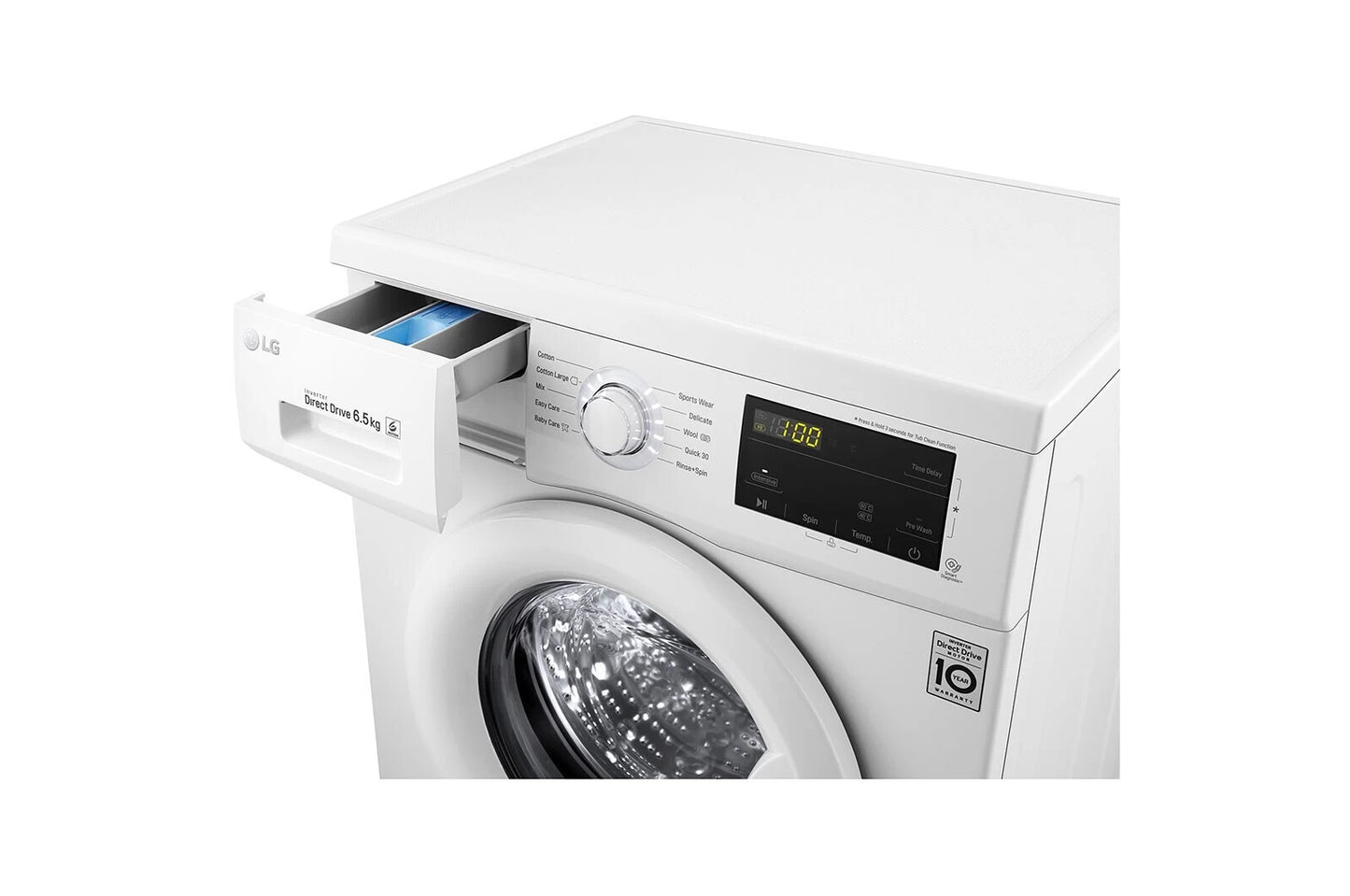 Lg 6.5kg Front Loader Inverter Washing Machine WM 2J3WDNP0