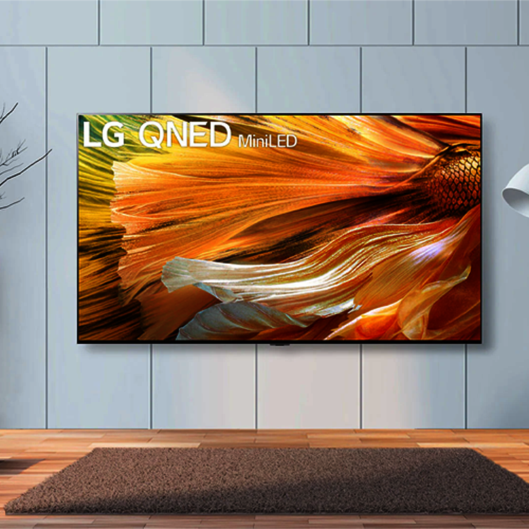 LG 75 Inch QNED MiniLED 90 Series UHD 4K Smart TV - 75 QNED806QA with Built In Satellite Receiver and Magic Remote
