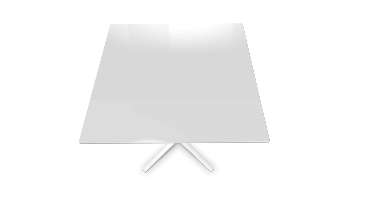 Actiu Tabula TAR-20 Square Coffee Table with Glass ACTPC29052