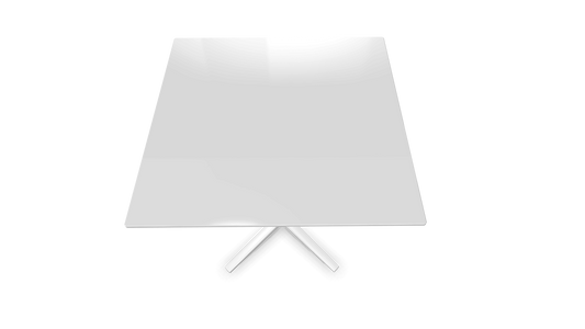 Actiu Tabula TAR-20 Square Coffee Table with Glass ACTPC29052