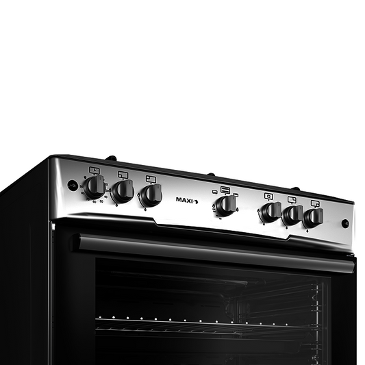 Maxi 60*90 5 Gas Burner Standing Cooker 5B INOX