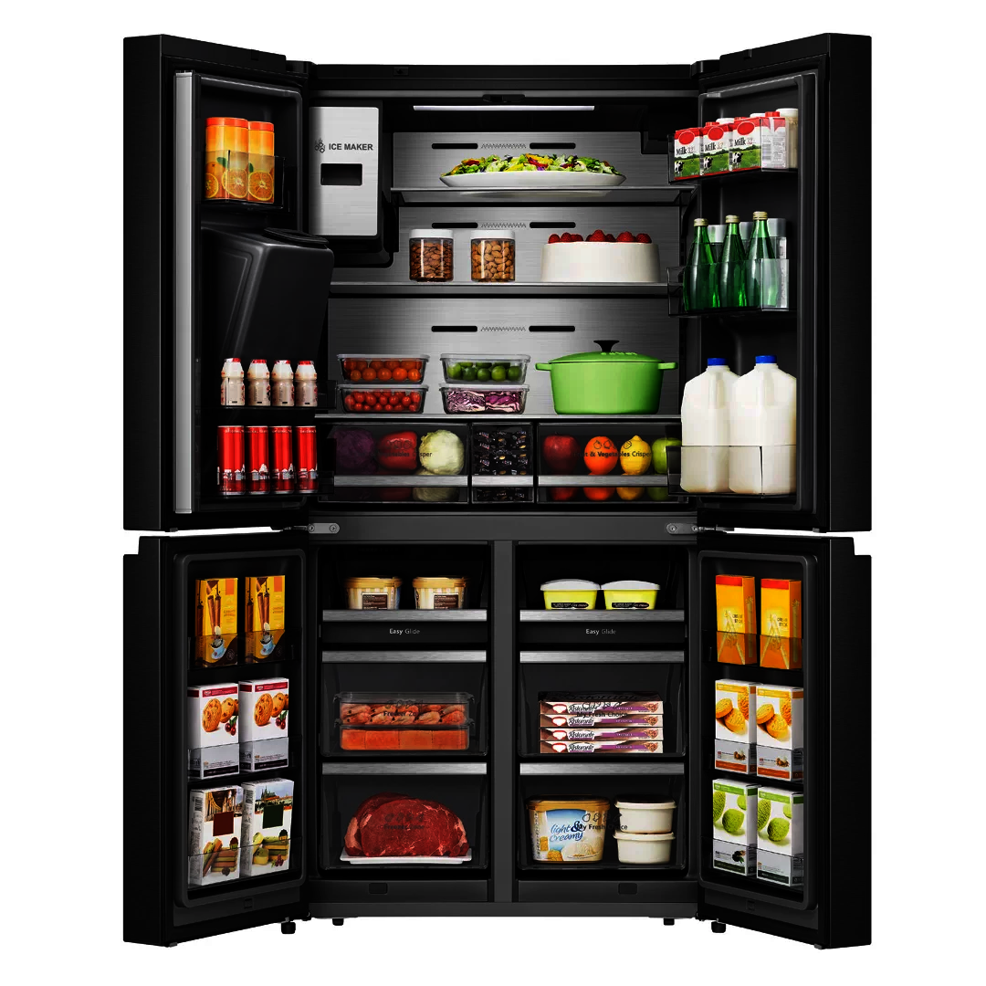 Hisense REF 68WCD 538 litres Side By Side Refrigerator With Water Dispenser and 21 Inch Display screen