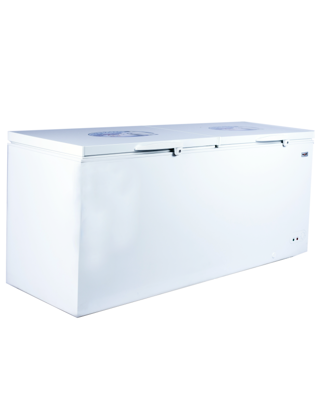 Nexus NX-595G 545 Litres Double Door Chest Freezer Silver