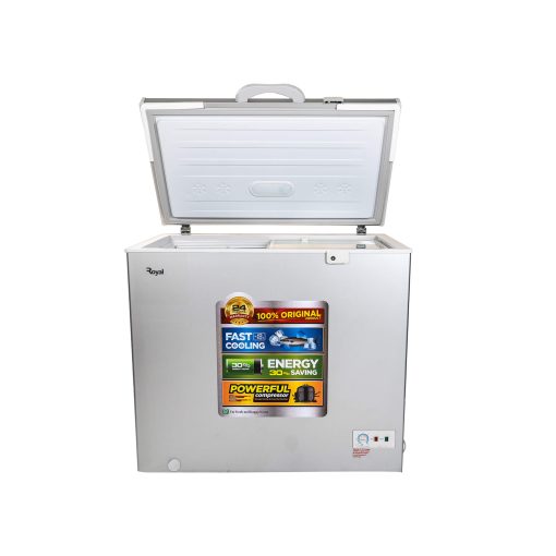 Royal RCF-HU200 - 200 litre Silver Chest Freezer with High Quality & Efficient Compressor