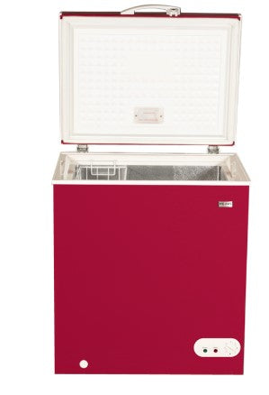 Nexus NX-160C 150 Litres Chest Freezer Wine Red