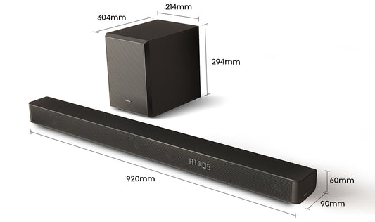 Hisense 280 Watt 3.1 inch Wireless Subwoofer Soundbar AUD 3100G-AX