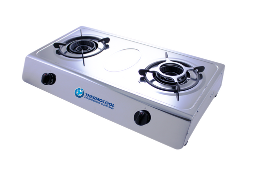 Haier Thermocool 2 Hob Stainless Steel Table Top Gas Cooker TGC-2SA | 100107863
