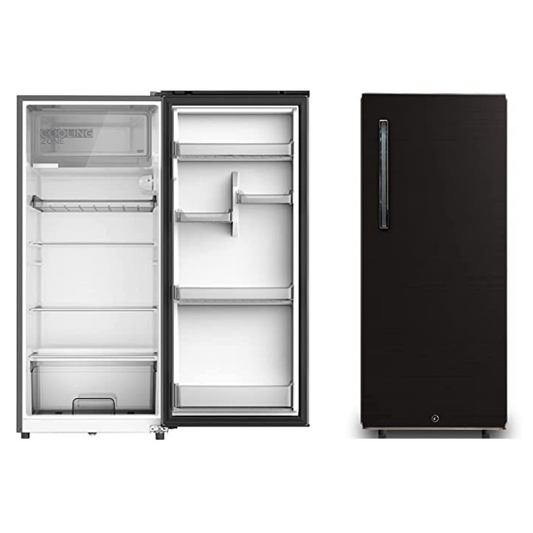 Midea HD-216F 173 litres Single Door Refrigerator (Jazz Black)