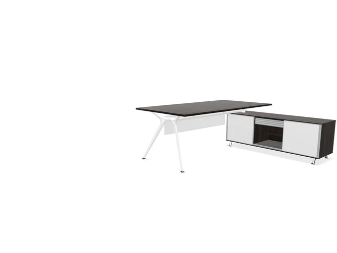 Actiu 200X100 Arkitek Executive Office desk with Block Supporting Storage ACTWL1602759
