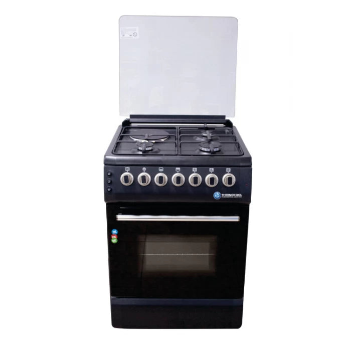 Haier Thermocool 3 Gas Burner + 1 Electric Hotplate Standing Cooker My Diva 603G1E OG-6831 Black | 100107263