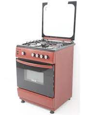 Scanfrost 60x60 4 Gas Burner Standing Cooker With Gas Oven Burgundy – CK6400R