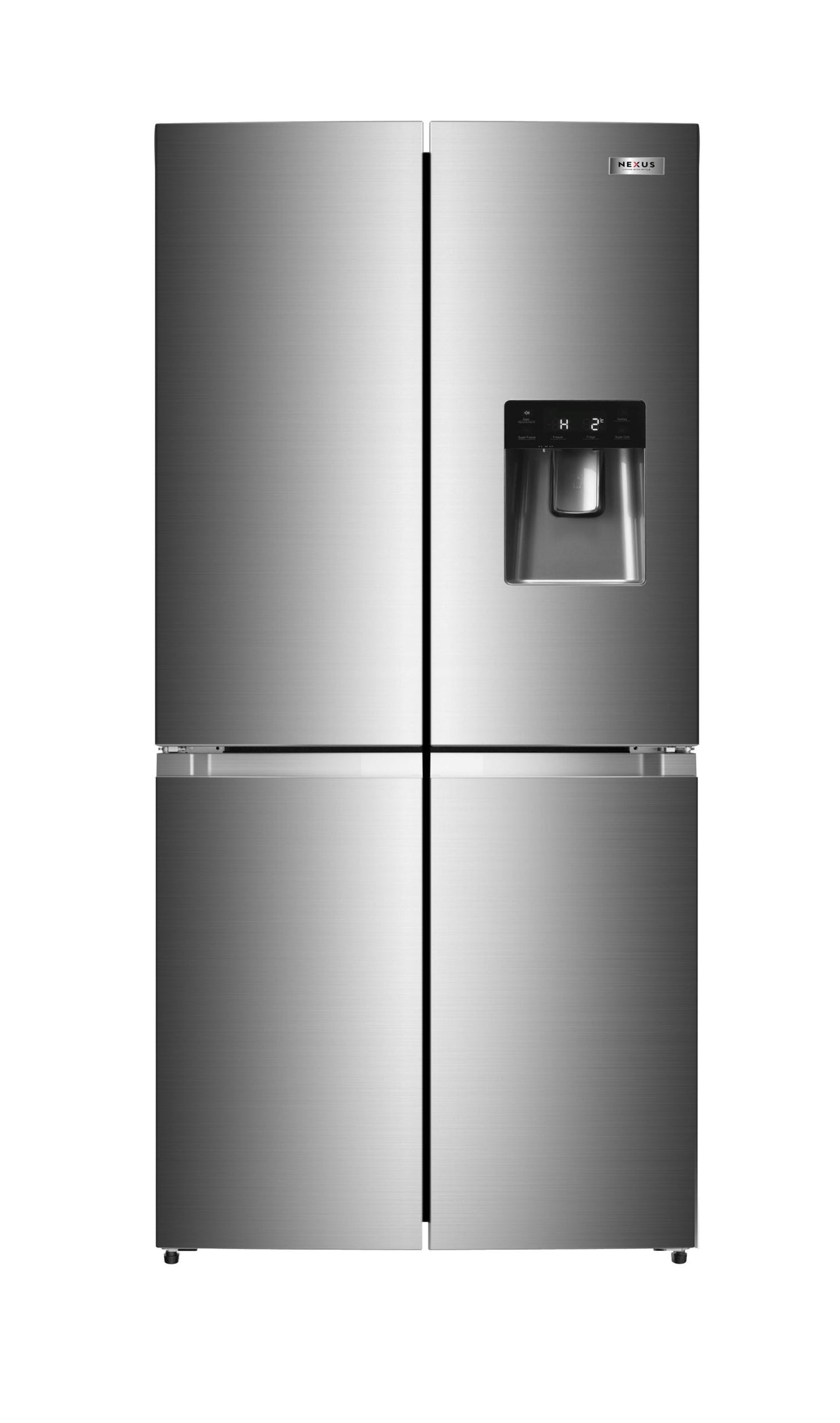 Nexus NX-580FFWD 475 Litres SBS Side By Side Refrigerator Inox