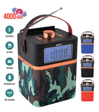 Sanford 4000 Watt Rechargeable Bluetooth Portable Speaker SF2212PS