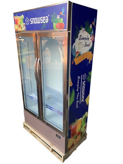 Snowsea 500  Litres double door Showcase Chiller