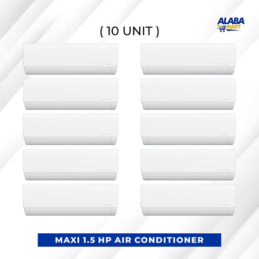 10 UNIT COMBO Maxi 1.5HP inverter Split Air condidition SPLI1.5HPINV Save ₦60,000! 😱🛒 on this Deal
