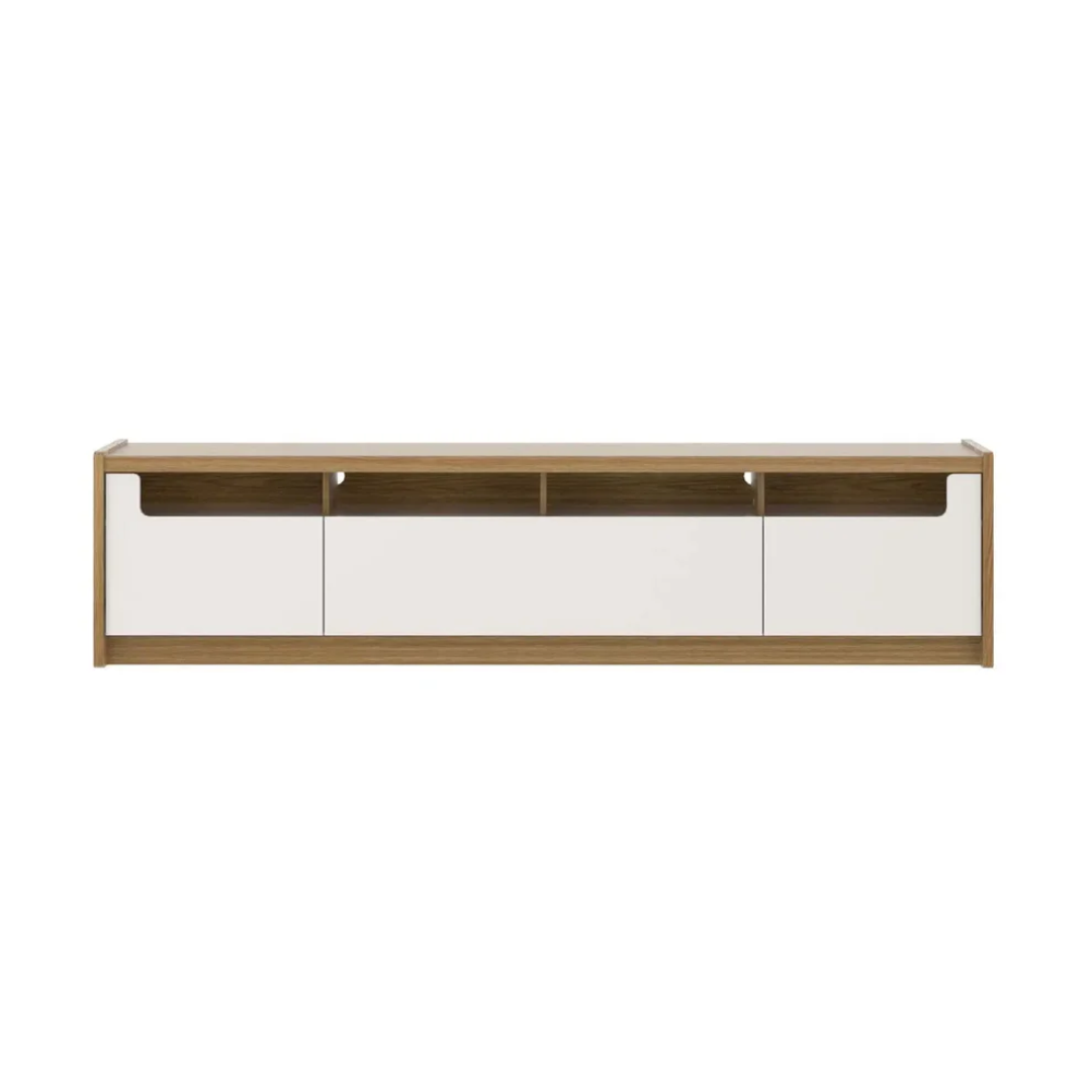 PROVINCIA OSLO TV STAND 2.2M OFF WHITE GLOSS/FREIJ PROTVSTANDPA225153