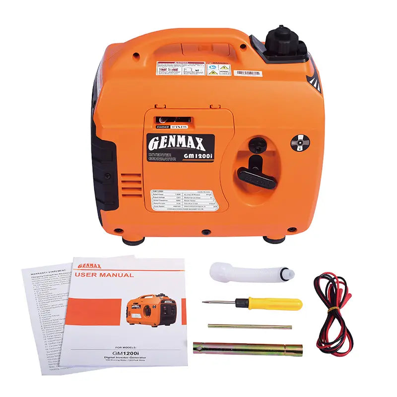 GENMAX 1200Watt Gasoline Inverter Generator with CO Detect  DK1200i_GM1200i